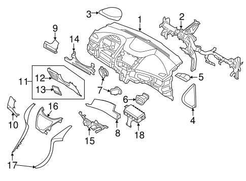 Elantra INSTRUMENT PANEL COMPONENTS