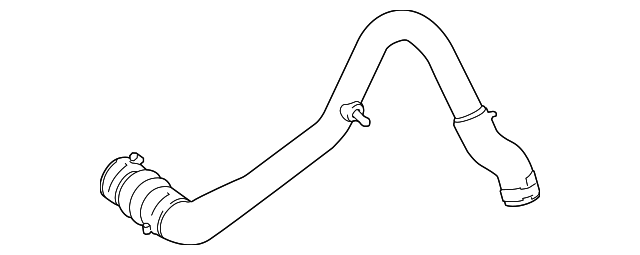 FL3Z-6C646-D Деталь UPPER HOSE