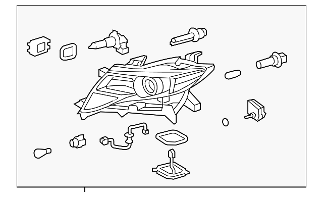 81110-0T010 HEADLAMP ASSY, RIGHT