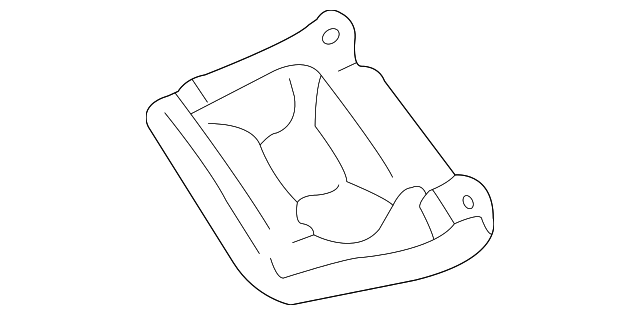 8N7-802-951 Деталь CROSSMEMBER BRACKET, LEFT