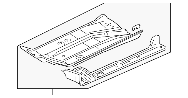 8N0-802-304-A Деталь FLOOR PAN, RIGHT