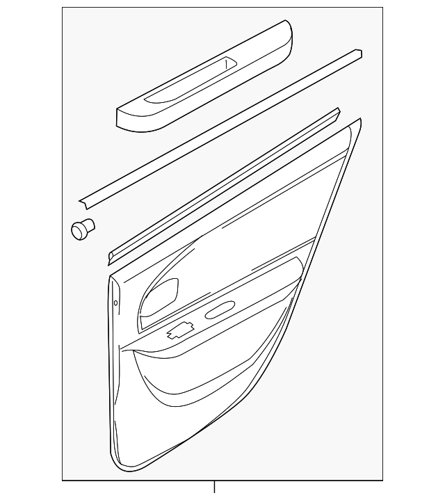 83302-3C603JB TRIM PANEL ASSY, RIGHT
