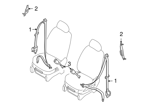 Rondo FRONT SEAT BELTS