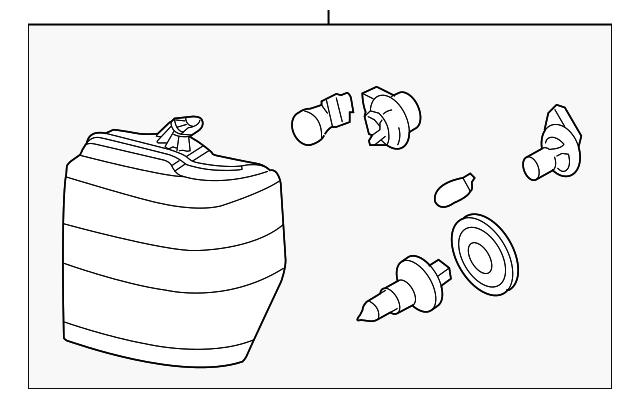 AC2Z-13008-B HEADLAMP ASSY, LEFT