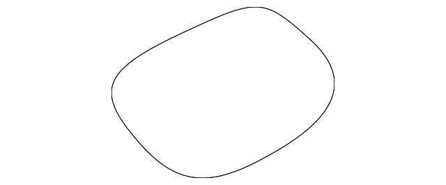 MR598093 Деталь RAIL ASSY SEAL, LEFT