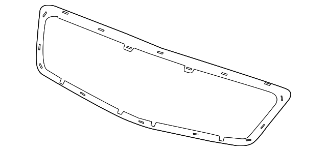92255165 Деталь GRILLE SURROUND SEAL