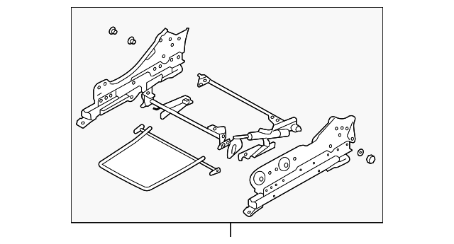 8662085Z00 Деталь SEAT ADJUST ASSY, LEFT