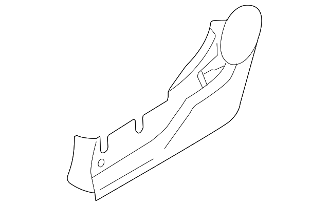 8521185Z10 Деталь OUTER COVER, LEFT