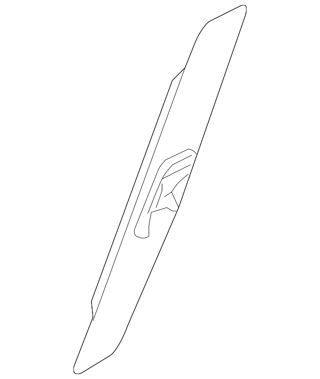 7C3Z-25602B90-BA Деталь SEAT BELT COVER, RIGHT