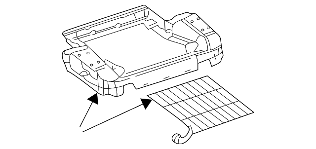 88943141 Деталь SEAT FRAME, RIGHT
