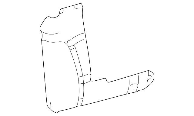 88941605 SEAT BACK PAD, RIGHT
