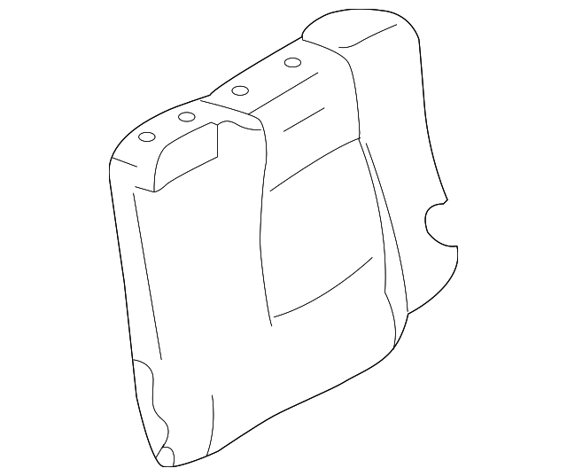 89470-26032-SBA Деталь SEAT BACK COVER, RIGHT