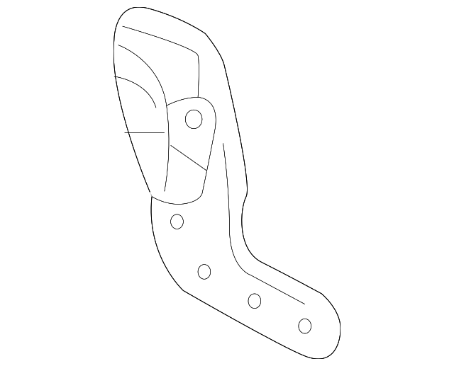 89590-26114 Деталь RECLINER, LEFT