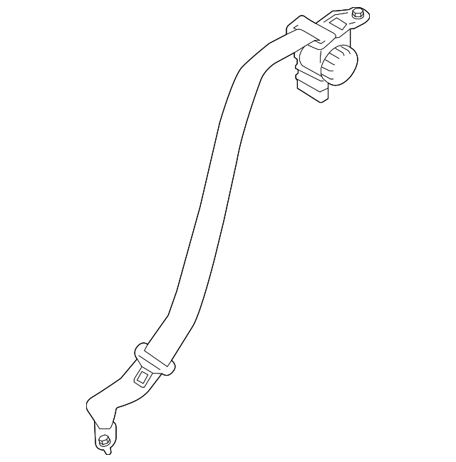 89810-A7500WK Деталь OUTER BELT ASSY, LEFT