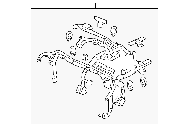 1N000-R9S-000 Деталь HARNESS, IPU