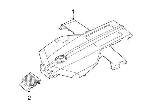 GL450 ENGINE APPEARANCE COVER