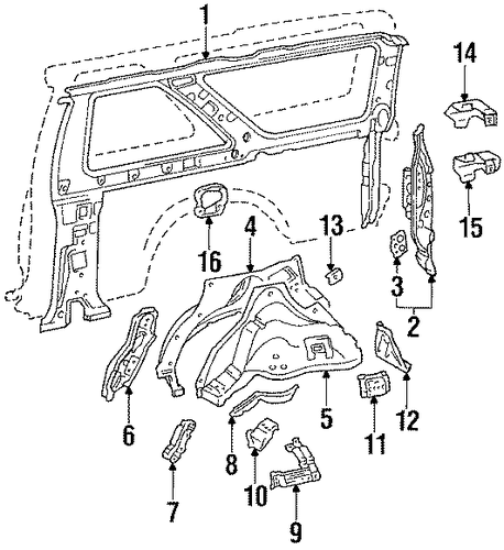 4Runner INNER STRUCTURE