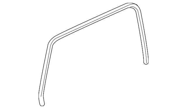 15857164 Деталь WEATHERSTRIP, LEFT