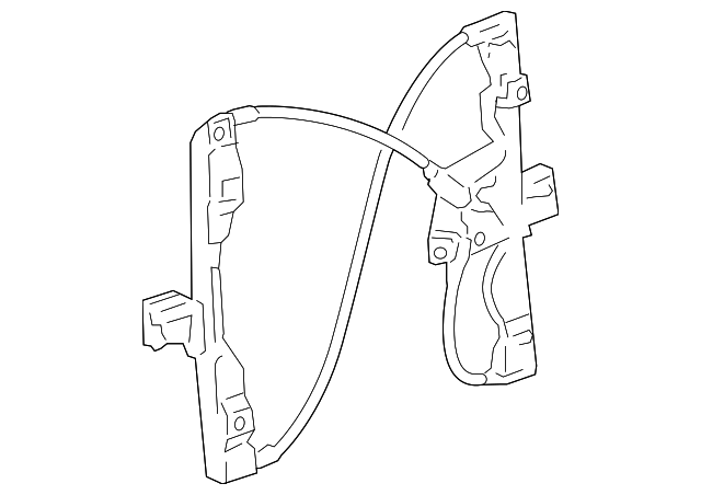 25939269 Деталь WINDOW REGULATOR, RIGHT