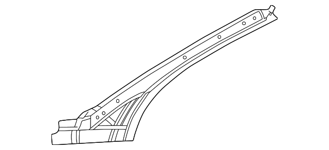 4724323AE Деталь UPPER PILLAR, LEFT