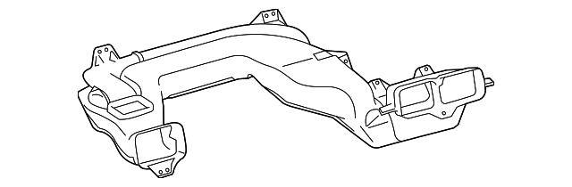 55085-74010 Деталь HEATER DUCT, LEFT