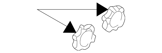 3K2NX-88750A75 Деталь KNOB, LEFT