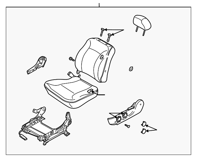 9K2NA-57150A752 Деталь SEAT ASSY, LEFT