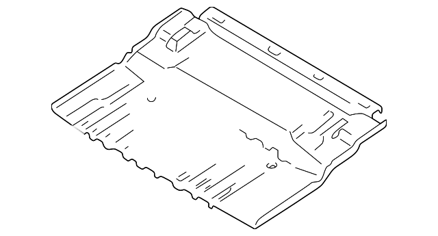6211168D21 Деталь REAR FLOOR PAN