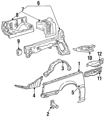 Colt EXTERIOR TRIM - FENDER