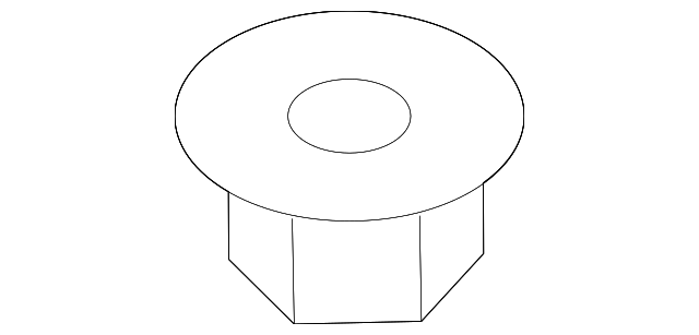 11611868 Деталь BELT MOLDING NUT, LEFT