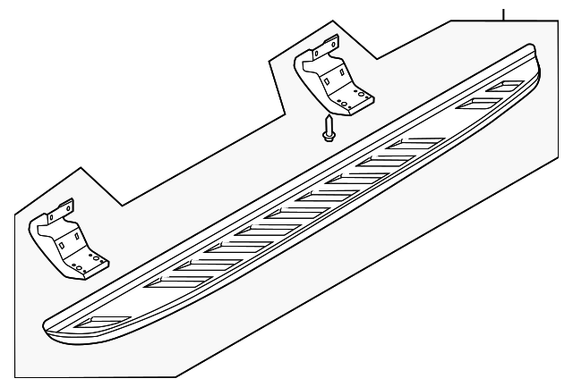 BL3Z-16450-BA Деталь RUNNING BOARD, RIGHT