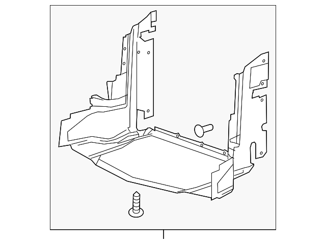 22820150 Деталь LOWER BAFFLE
