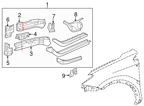 RAV4 STRUCTURAL COMPONENTS & RAILS 2