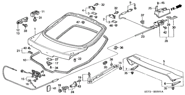 INTEGRA HATCHBACK TAILGATE (2)