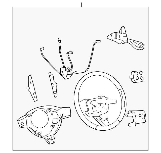 15774464 Деталь STEERING WHEEL