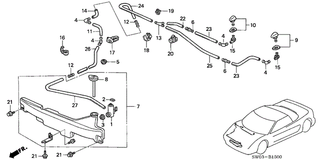NSX WINDSHIELD WASHER