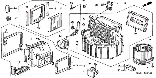 INSIGHT HEATER BLOWER
