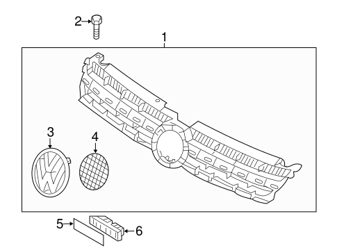 Touareg GRILLE & COMPONENTS