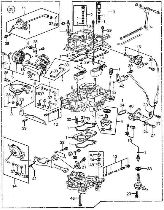 ENGINE/CARBURETOR (2) for 1980 Honda CIVIC HATCHBACK #1