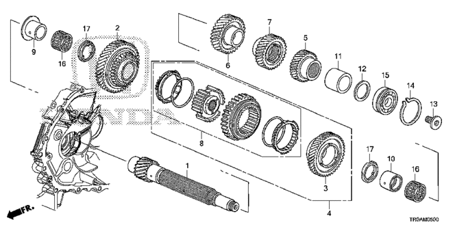 CIVIC SEDAN MT COUNTERSHAFT (1.8L)