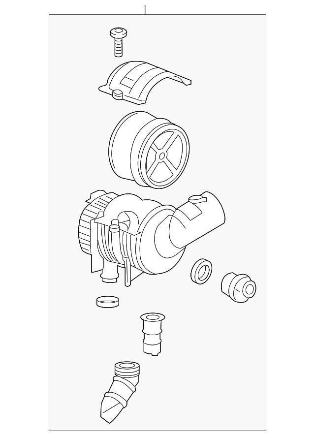 25839609 Деталь AIR CLEANER ASSY