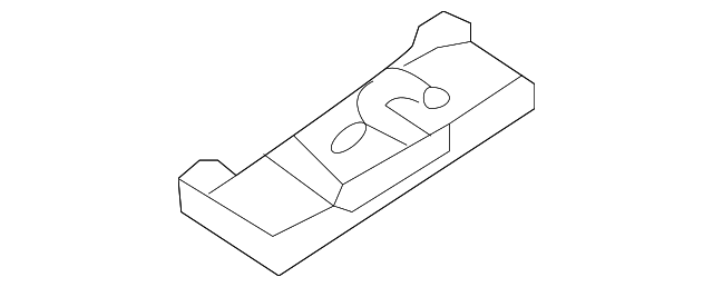 D3Y0-50-629A Деталь ROOF MOLDING CLIP, LEFT