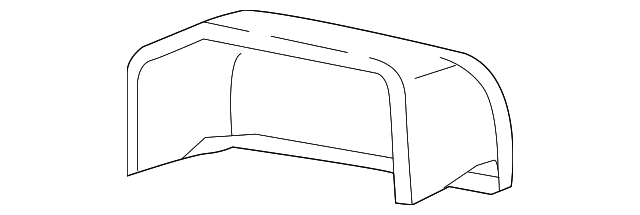 FL3Z-17D742-AA Деталь MIRROR COVER, LEFT