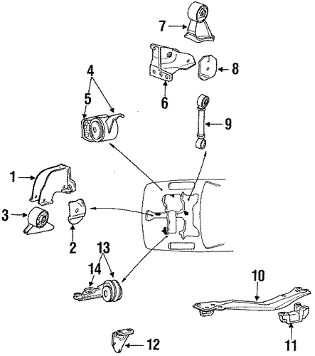 Sonata ENGINE & TRANS MOUNTING