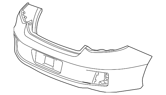 04715-T3L-A90ZZ Деталь FACE, RR. BUMPER (DOT)