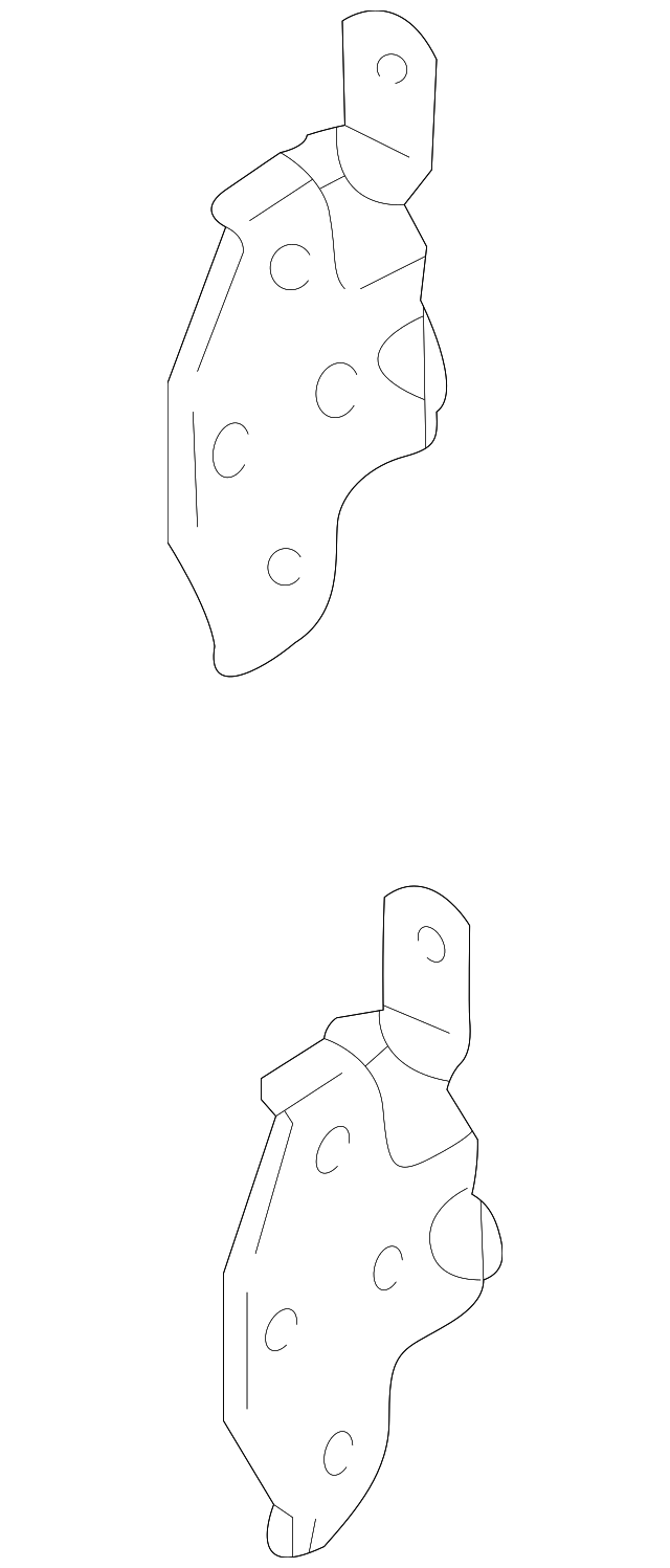0K52Y-58240 HINGE, RIGHT