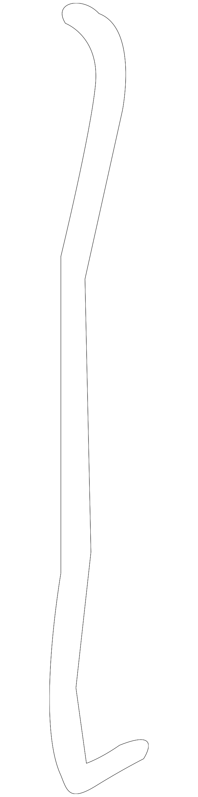 0K552-58309 LOCK ROD, RIGHT