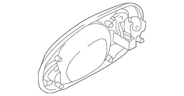 0K53A-58410CXX HANDLE, OUTSIDE, RIGHT