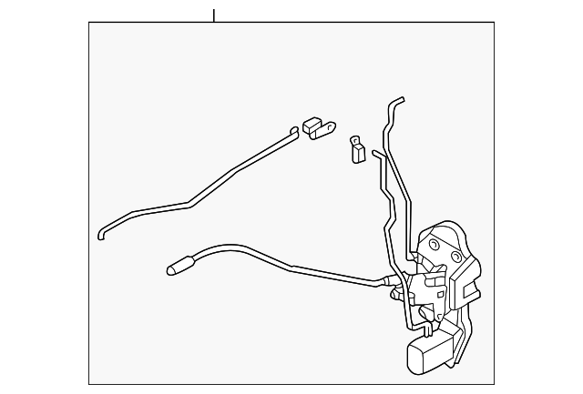 0K52Y-59310B LOCK ASSY, LEFT