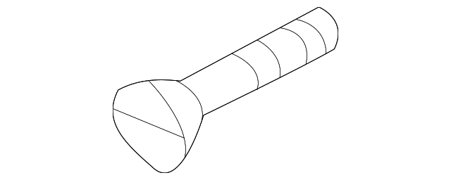 0K2C0-58362 STRIKER SCREW, RIGHT